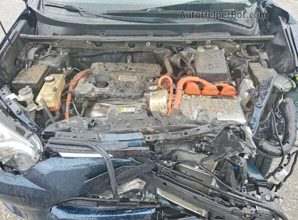 JTMDJREV3JD241133 2018 TOYOTA RAV4 Blue ძრავის განყოფილების ხედი