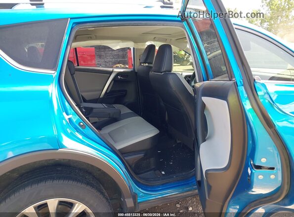 JTMDJREV4GD037028 2016 TOYOTA RAV4 HYBRID Blue VIN კოდის სტიკერის ხედი