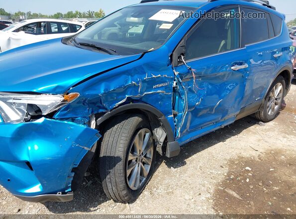 JTMDJREV4GD037028 2016 TOYOTA RAV4 HYBRID Blue წინა ხედი