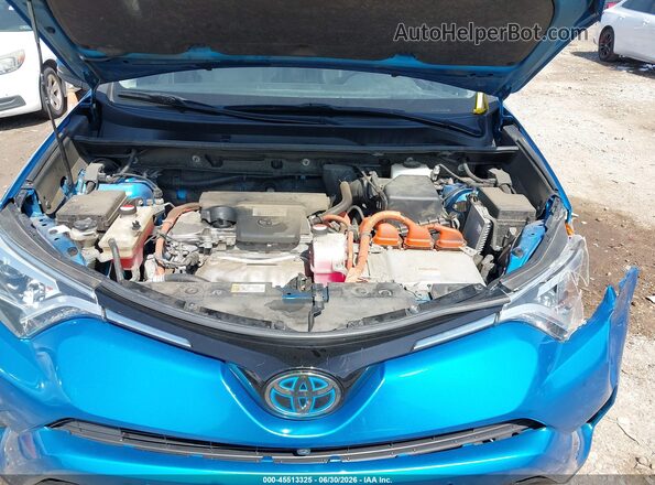 JTMDJREV4GD037028 2016 TOYOTA RAV4 HYBRID Blue უკანა ხედი