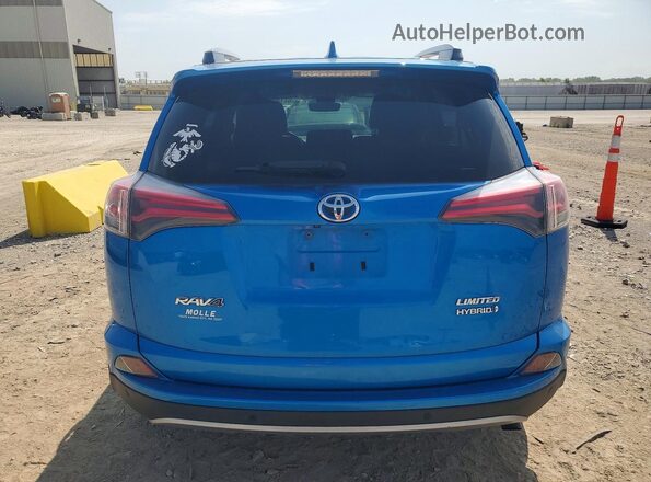 JTMDJREV5HD083663 2017 TOYOTA RAV4 Blue Հետևի տեսք