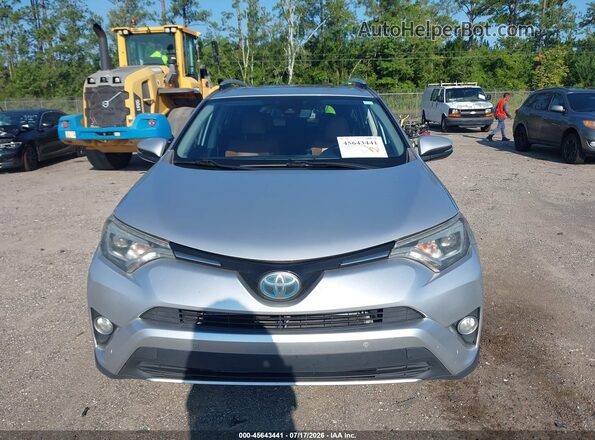 JTMDJREV6GD041985 2016 TOYOTA RAV4 HYBRID Серебряный Вид щитка приборов