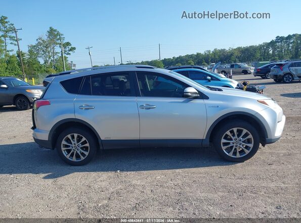 JTMDJREV6GD041985 2016 TOYOTA RAV4 HYBRID Серебряный Вид задней части салона