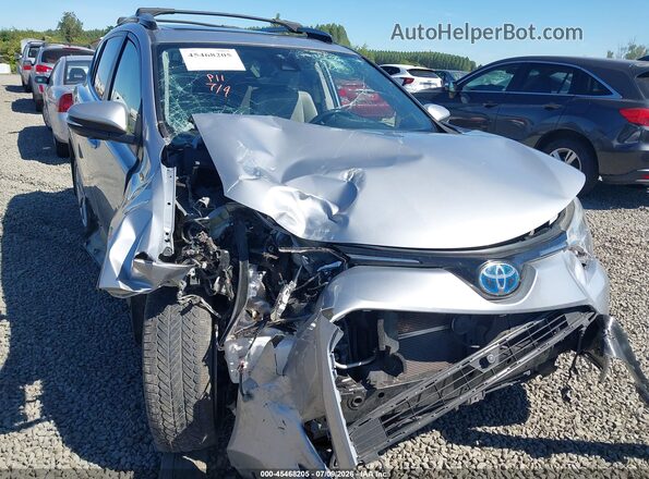 JTMDJREV6JD208174 2018 TOYOTA RAV4 HYBRID Silver Vista frontal