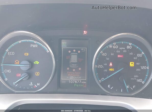JTMDJREV6JD208174 2018 TOYOTA RAV4 HYBRID Silver Vista de los asientos traseros