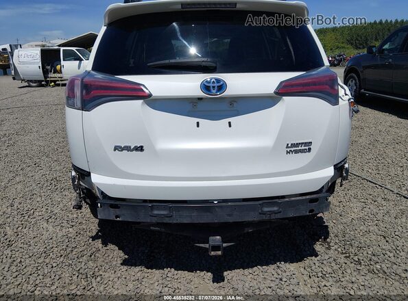 JTMDJREV7GD040005 2016 TOYOTA RAV4 HYBRID White Вид спереду