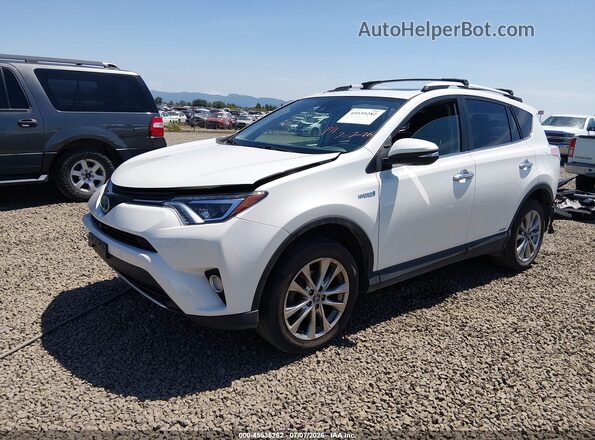 JTMDJREV7GD040005 2016 TOYOTA RAV4 HYBRID White Передня ліва чверть