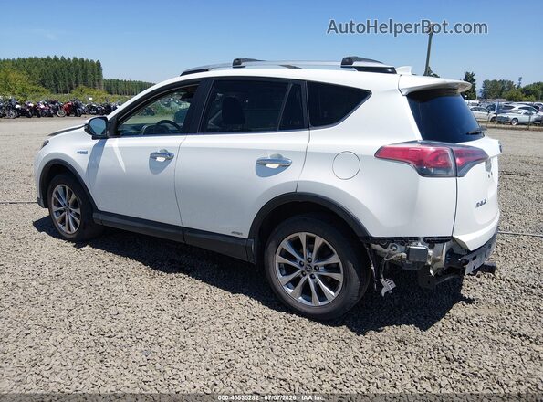 JTMDJREV7GD040005 2016 TOYOTA RAV4 HYBRID White Задня ліва чверть