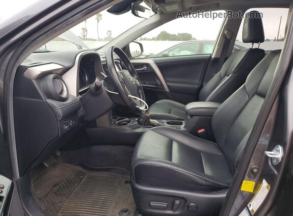 JTMDJREV7GD055023 2016 TOYOTA RAV4 Gray Widok wnętrza z przodu