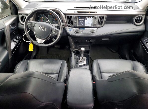 JTMDJREV7GD055023 2016 TOYOTA RAV4 Gray Widok deski rozdzielczej