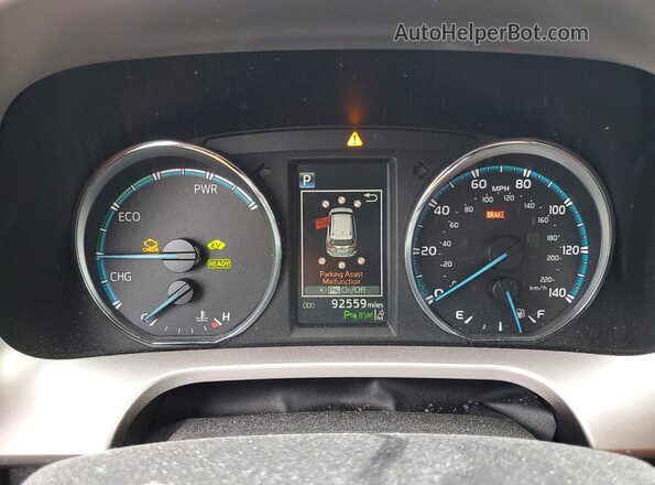 JTMDJREV7GD055023 2016 TOYOTA RAV4 Gray Widok zestawu wskaźników