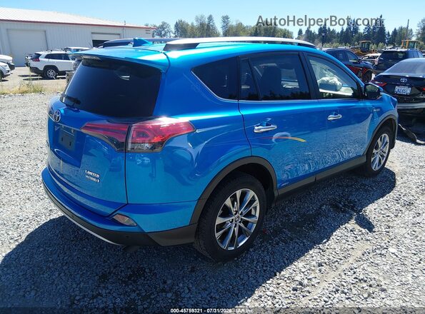 JTMDJREV7JD154173 2018 TOYOTA RAV4 HYBRID Blue Հետևի աջ