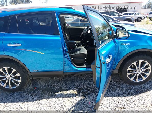 JTMDJREV7JD154173 2018 TOYOTA RAV4 HYBRID Blue Սալոնի դիմացի տեսք