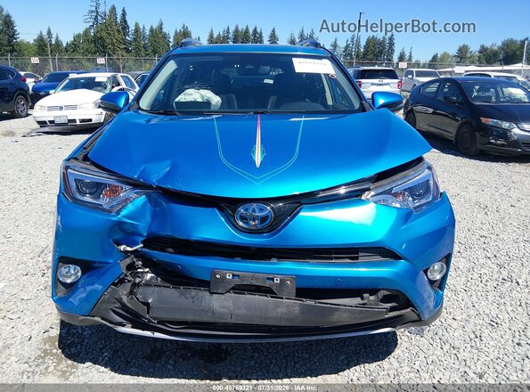 JTMDJREV7JD154173 2018 TOYOTA RAV4 HYBRID Blue Սարքավորումների վահանակի տեսք