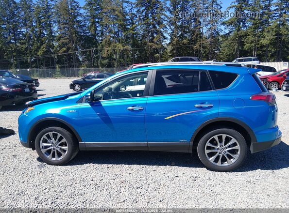 JTMDJREV7JD154173 2018 TOYOTA RAV4 HYBRID Blue Սալոնի 360 աստիճան տեսք