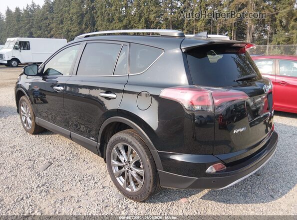 JTMDJREV7JD235660 2018 TOYOTA RAV4 HYBRID Black Задня ліва чверть