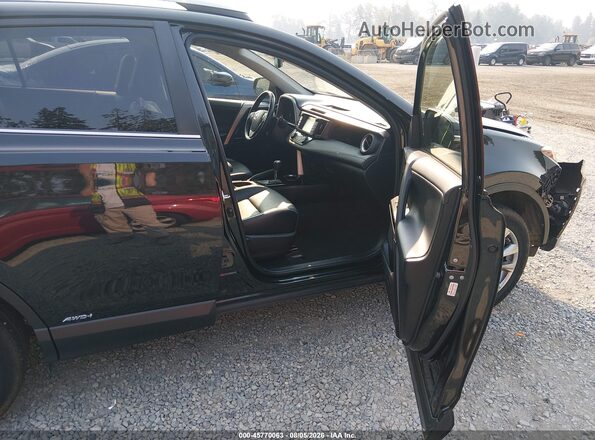 JTMDJREV7JD235660 2018 TOYOTA RAV4 HYBRID Black Вид салону спереду