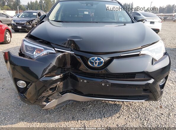 JTMDJREV7JD235660 2018 TOYOTA RAV4 HYBRID Black Вид спереду