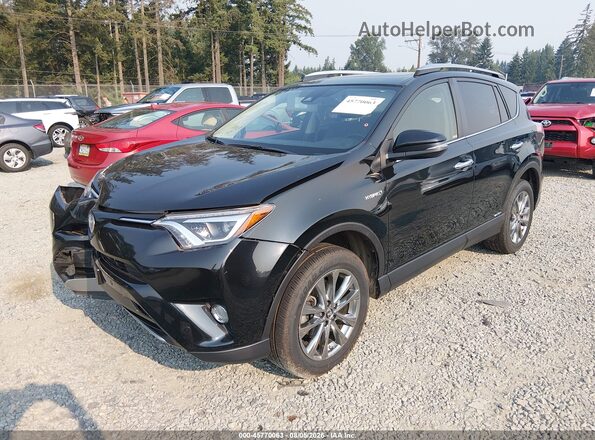 JTMDJREV7JD235660 2018 TOYOTA RAV4 HYBRID Black Передня ліва чверть