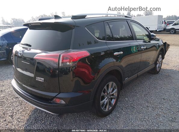 JTMDJREV7JD235660 2018 TOYOTA RAV4 HYBRID Black Задня права чверть
