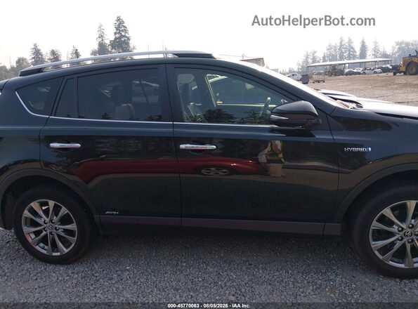 JTMDJREV7JD235660 2018 TOYOTA RAV4 HYBRID Black Вид задньої частини салону
