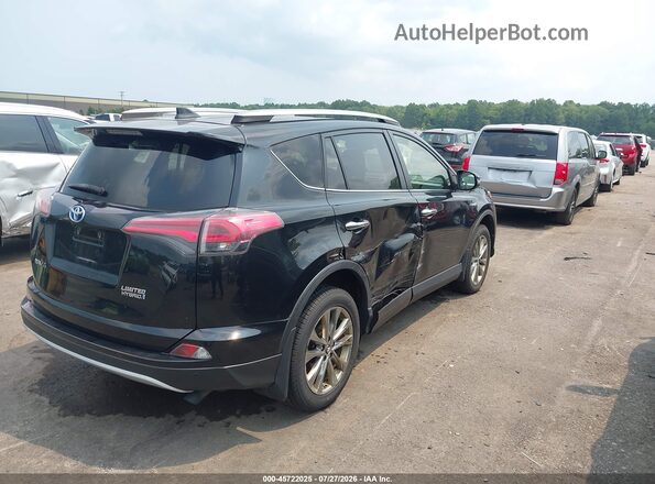 JTMDJREV8HD125629 2017 TOYOTA RAV4 HYBRID Black Trasero derecho