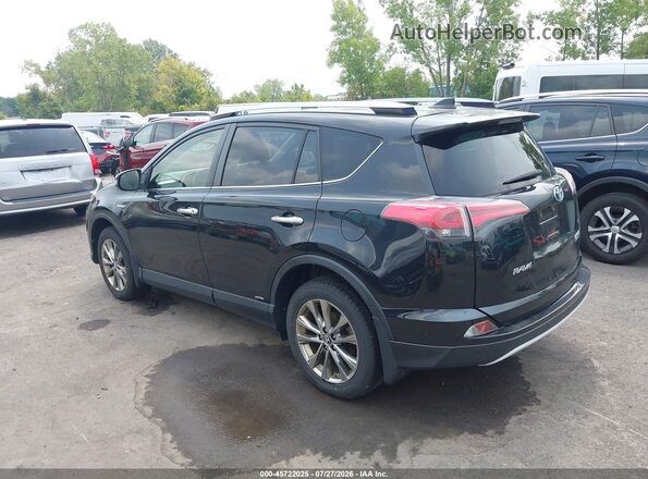 JTMDJREV8HD125629 2017 TOYOTA RAV4 HYBRID Black Trasero izquierdo