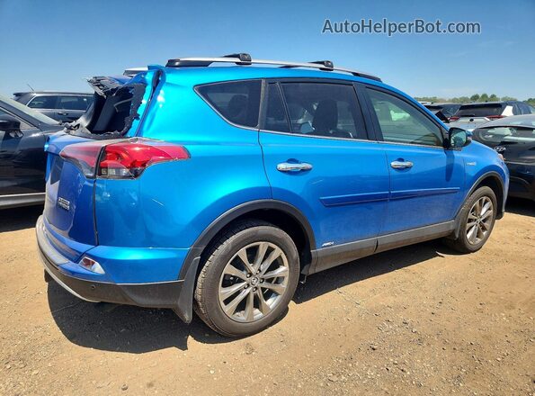 JTMDJREV8JD195119 2018 TOYOTA RAV4 Blue Задня права чверть