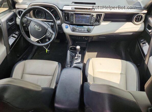 JTMDJREV9HD120617 2017 TOYOTA RAV4 Black Вид панелі приладів