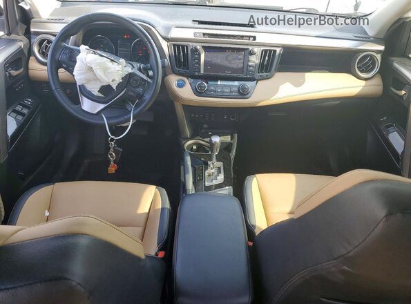 JTMDJREV9JD177759 2018 TOYOTA RAV4 White Вид панелі приладів