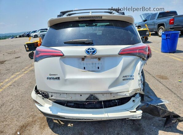 JTMDJREV9JD210078 2018 TOYOTA RAV4 White უკანა ხედი