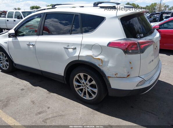 JTMDJREVXGD040421 2016 TOYOTA RAV4 HYBRID White Rear left