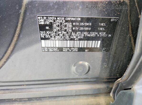 JTMDJREVXHD147907 2017 TOYOTA RAV4 Угольный Вид наклейки с VIN-кодом