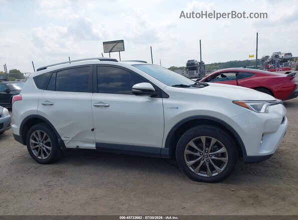 JTMDJREVXJD249262 2018 TOYOTA RAV4 HYBRID White Սալոնի հետևի տեսք
