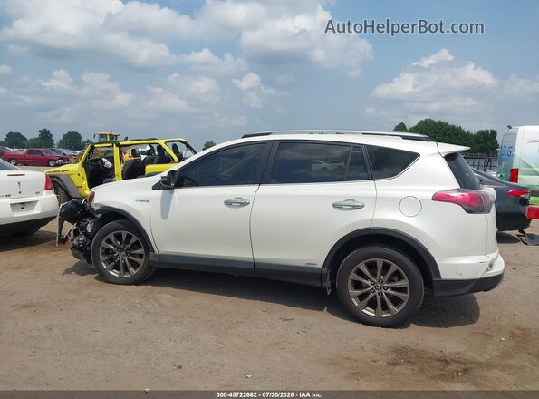 JTMDJREVXJD249262 2018 TOYOTA RAV4 HYBRID White Սալոնի 360 աստիճան տեսք