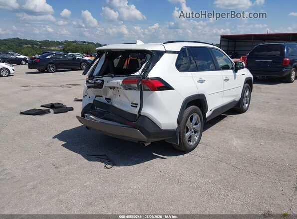 JTMDWRFV0KD032305 2019 TOYOTA RAV4 HYBRID White Trasero derecho