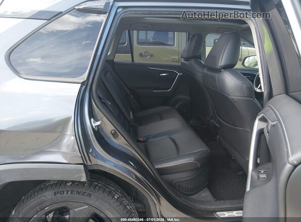 JTMDWRFV1KD517892 2019 TOYOTA RAV4 HYBRID Gray VIN კოდის სტიკერის ხედი