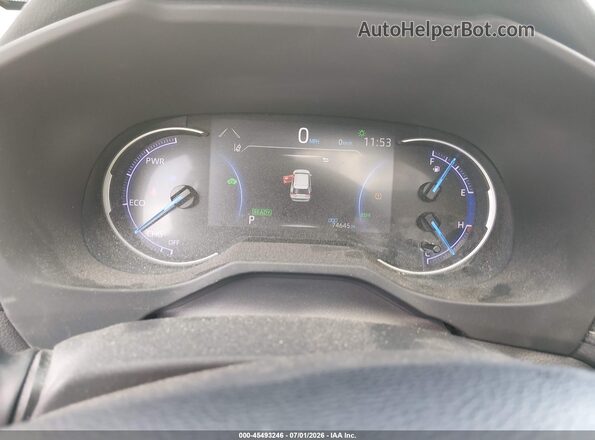 JTMDWRFV1KD517892 2019 TOYOTA RAV4 HYBRID Gray უკანა სავარძლების ხედი
