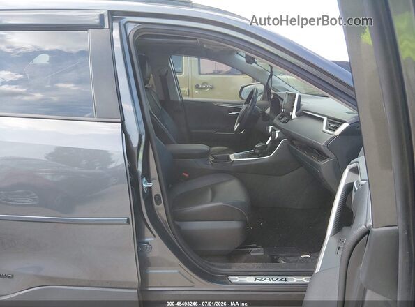 JTMDWRFV1KD517892 2019 TOYOTA RAV4 HYBRID Gray წინა სალონის ხედი