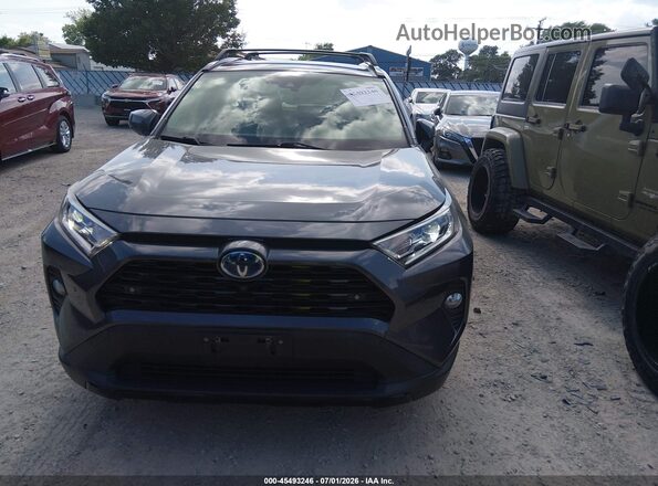 JTMDWRFV1KD517892 2019 TOYOTA RAV4 HYBRID Gray ხელსაწყოთა პანელის ხედი
