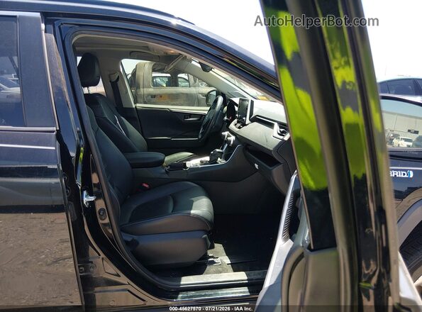 JTMDWRFV1LD538615 2020 TOYOTA RAV4 HYBRID Black წინა სალონის ხედი