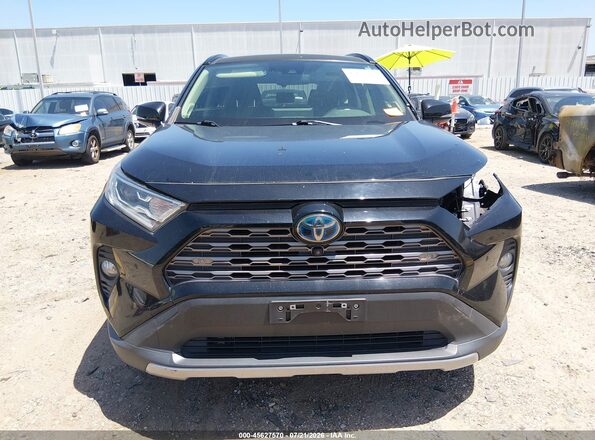 JTMDWRFV1LD538615 2020 TOYOTA RAV4 HYBRID Black უკანა სალონის ხედი