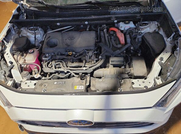 JTMDWRFV2LJ047097 2020 TOYOTA RAV4 White Engine compartment view