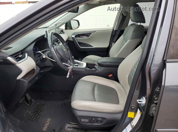 JTMDWRFV4KD500200 2019 TOYOTA RAV4 Charcoal Widok wnętrza z przodu
