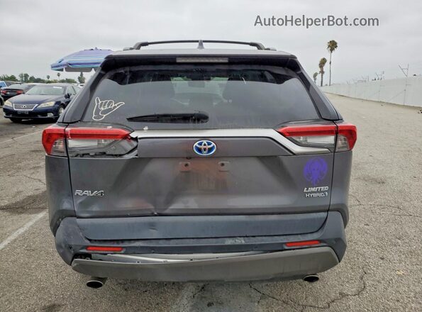 JTMDWRFV4KD500200 2019 TOYOTA RAV4 Charcoal Widok z tyłu