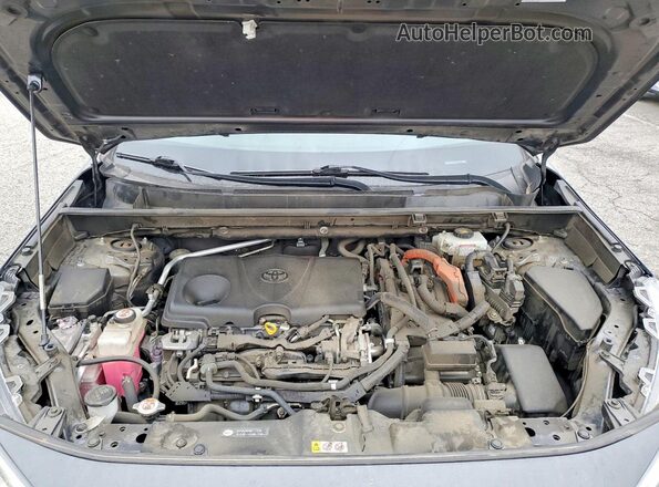 JTMDWRFV4KD500200 2019 TOYOTA RAV4 Charcoal Widok komory silnika