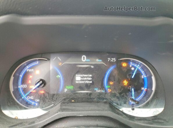 JTMDWRFV4KD500200 2019 TOYOTA RAV4 Charcoal Widok zestawu wskaźników