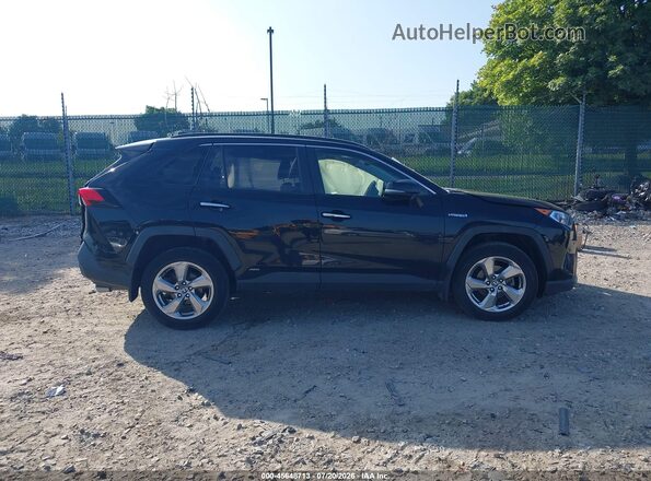 JTMDWRFV4LD545641 2020 TOYOTA RAV4 HYBRID Black Widok zestawu wskaźników