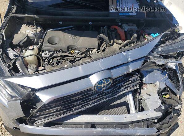 JTMDWRFV7KD514267 2019 TOYOTA RAV4 Silver Widok komory silnika