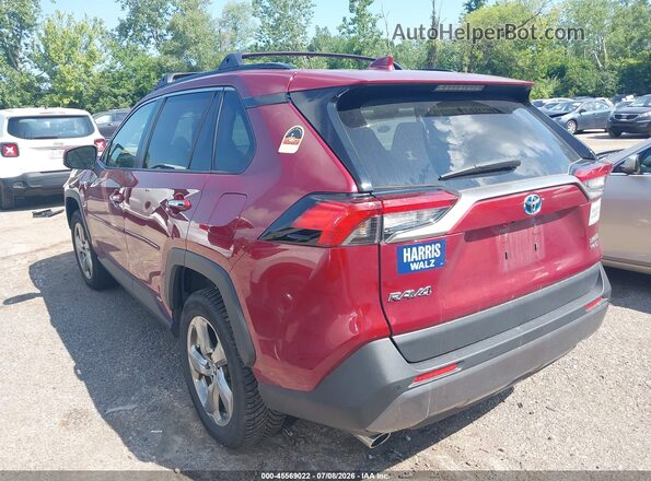 JTMDWRFV8LD533931 2020 TOYOTA RAV4 HYBRID Red Հետևի ձախ